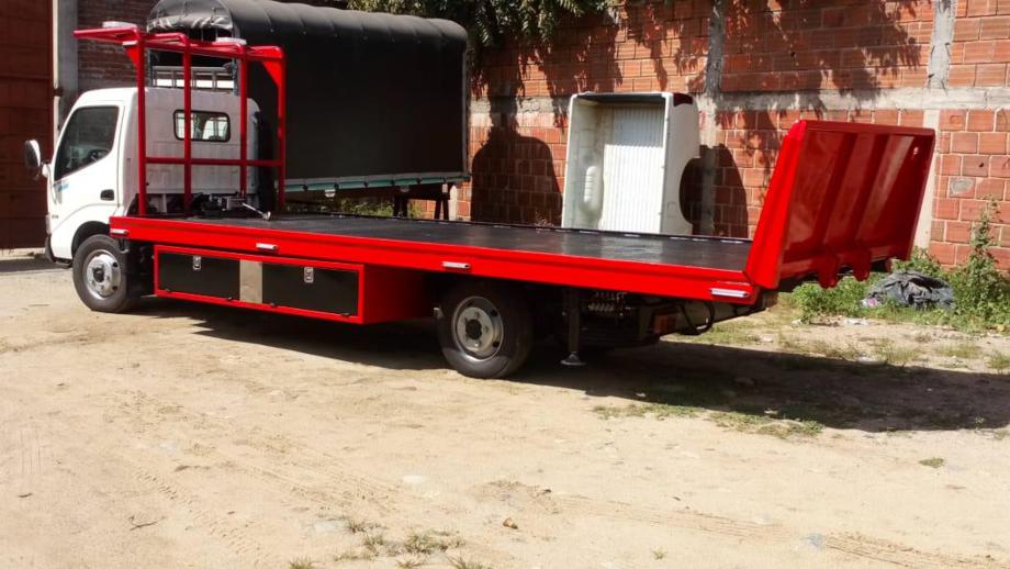Transporte en tráiler planchón cama alta en Ancash, Peru